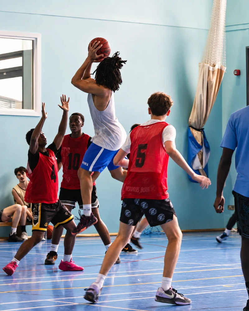 A School of Skill club players training