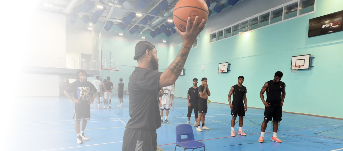 A School of Skill player working through a ball-handling drill